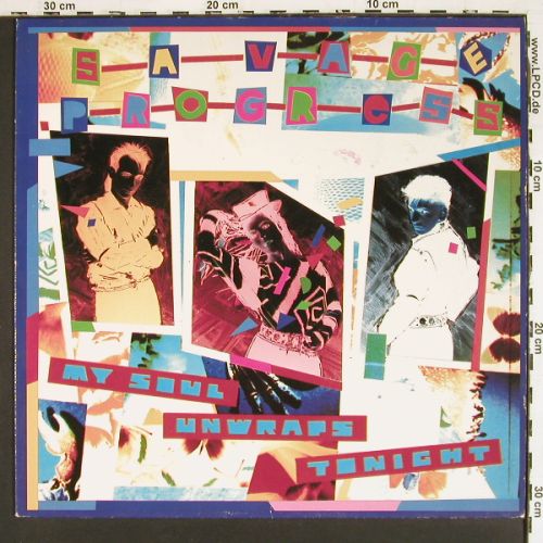 Savage Progress: My Soul Unwraps Tonight&sol;Tin Man, 10 Virgin (601 220-213), D, 1984 Typ: 12" Best.-Nr.: V7674 Preis: 5,00 Euro.