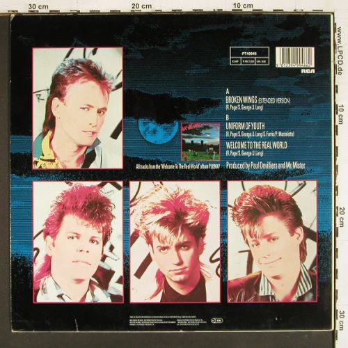 Mr.Mister: Broken Wings(ex)+2, RCA(PT 49946), D, 1985 - 12inch - V7712 - 6,00 Euro