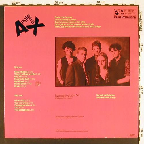 Angletrax: Same, Facts, Foto, m &sol;vg+, Hansa (201 046-320), D, 1979 Typ: LP Best.-Nr.: V7740 Preis: 7,50 Euro.