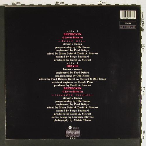 Eurythmics: Beethoven*2 &sol; Heaven, RCA (PT41572), D, 1987 Typ: 12" Best.-Nr.: V7746 Preis: 6,00 Euro.