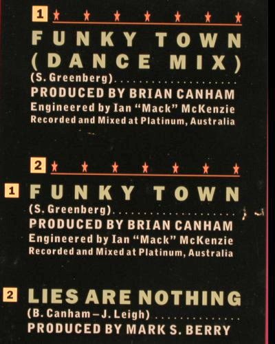 Pseudo Echo: Funky Town *2/Lies are Nothing, RCA (PT 49706), D, 1987 Typ: 12" Best.-Nr.: X5421 Preis: 2,00 Euro
