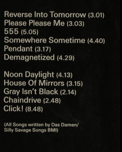 Das Damen: Entertaining Friends-Live CBGB/Axis, City Slang(04061-08 EFA), D, 1990 - LP - Y1279 - 7,50 Euro