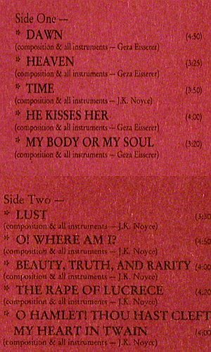 Josef K. Noyce: sings Shakespeare, Bad Alchemy Records (Baal 55), D, 1989 Typ: LP Best.-Nr.: Y336 Preis: 9,00 Euro.