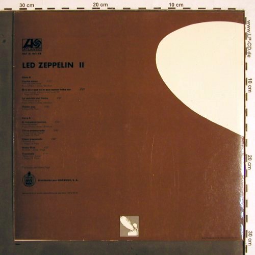 Led Zeppelin: II, Atlantic(HAT 421-43), E (Spain), 1969 - LP - V1893 - 40,00 Euro