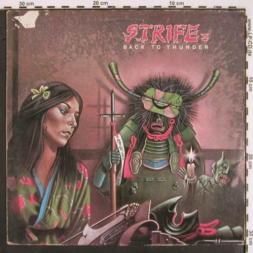 Strife: Back To Thunder, m-/vg+, GULL (INT 148.310), D, 1978 Typ: LP Best.-Nr.: V2403 Preis: 7,50 Euro