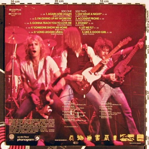 Status Quo: If You Can't Stand The Heat.., Foc, Vertigo (6360 164), D, 1978 Typ: LPgx Best.-Nr.: V2456 Preis: 7,50 Euro