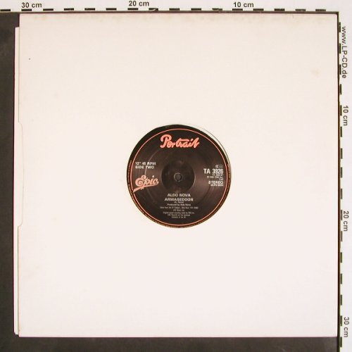 Nova,Aldo: Monkey On Your Back/Armageddon, Portrait (TA 3926), UK, 1983 Typ: 12" Best.-Nr.: V4247 Preis: 4,00 Euro