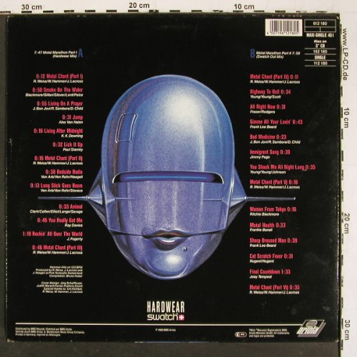 Heavy's,The: Metalmarathon pt 1+2, mix, Ariola (612 180), D, 1989 Typ: 12" Best.-Nr.: V6004 Preis: 6,00 Euro