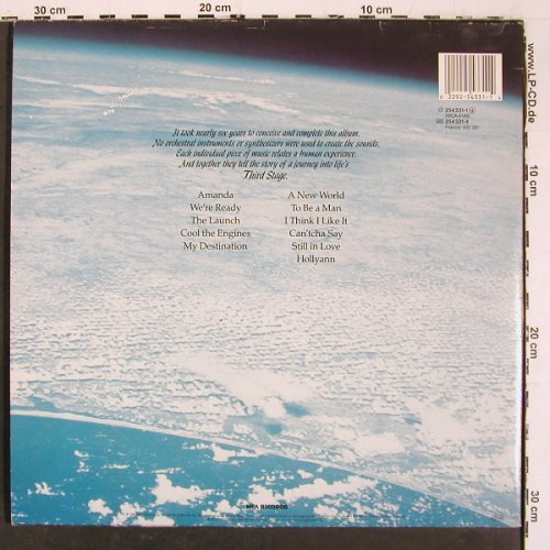 Boston: Third Stage, Foc, m /vg+, MCA (254 331-1), D, 1986 Typ: LP Best.-Nr.: V6622 Preis: 7,50 Euro.