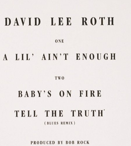 Roth,David Lee: A Lil' Ain't Enough+2, WB (WOOO 2T), D, 1990 Typ: 12" Best.-Nr.: V6660 Preis: 4,00 Euro.