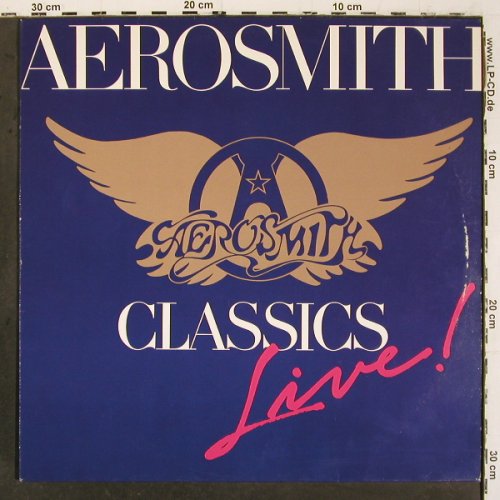 Aerosmith: Classics Live, (1986) m-&sol;vg+, CBS (CBS 467297), NL, Ri, 1990 Typ: LP Best.-Nr.: V6666 Preis: 12,50 Euro.
