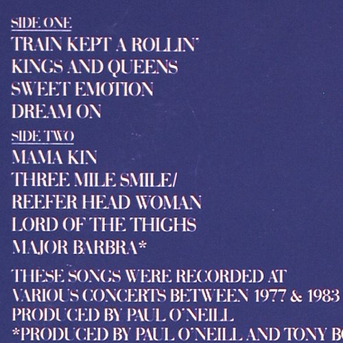 Aerosmith: Classics Live, (1986) m-&sol;vg+, CBS (CBS 467297), NL, Ri, 1990 Typ: LP Best.-Nr.: V6666 Preis: 12,50 Euro.