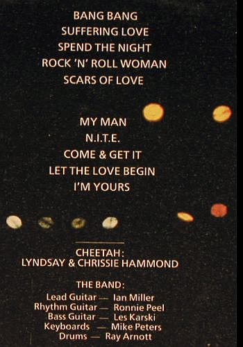 Cheetah: Rock & Roll Women, Foc, Epic (EPC 85522), NL, 1981 Typ: LP Best.-Nr.: V7744 Preis: 9,00 Euro.