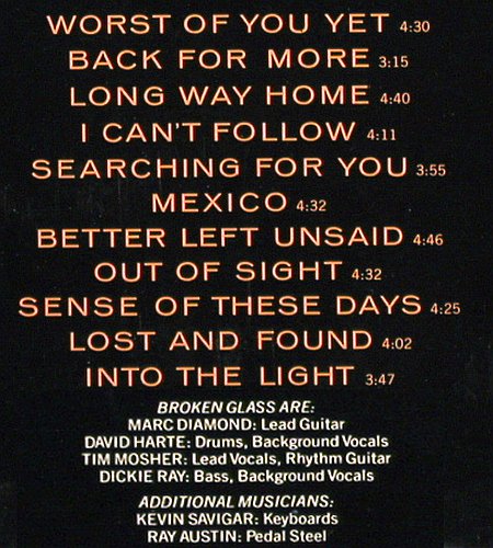 Broken Glass: A Fast Mean Game, Chrysalis(3 21743 1), EEC, 1990 - LP - Y1427 - 6,00 Euro