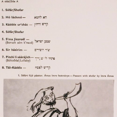 V.A.Music of the Bible-Old Hebrew S: Arrang.by I.Patachich,Laszlo Sandor, Qualiton (LPX 18005), H, Foc, 1969 Typ: LP Best.-Nr.: V2401 Preis: 9,00 Euro