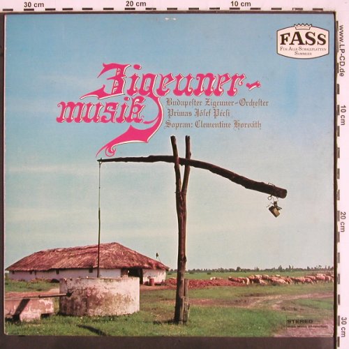 Budapester Zigeuner-Orchester: Zigeunermusik,Josef Pécsi, FASS (1472 WY), D, 1967 Typ: LP Best.-Nr.: V2499 Preis: 6,00 Euro
