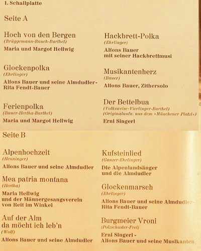 V.A.Lustige Musikanten: M u.M Hellwig, ErniSingerl, A.Bauer, Isarton, Club Ed. (27 403-5), D,24Tr,Foc Typ: 2LP Best.-Nr.: V2513 Preis: 9,00 Euro