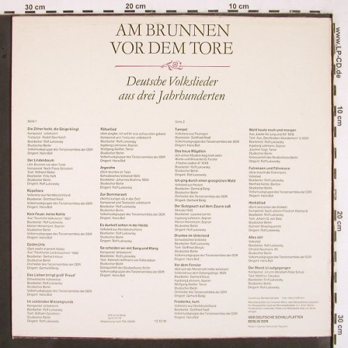 V.A.Am Brunnen vor dem Tore: Deutsche Volkslieder a.3 Jahrh., Eterna (8 35 045), DDR, 1978 Typ: LP Best.-Nr.: V2651 Preis: 7,50 Euro