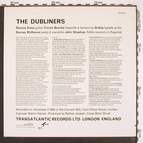 Dubliners: In Session (1964), Transatlantic (577/3010-1), D, co, 1988 Typ: LP Best.-Nr.: V2679 Preis: 6,00 Euro
