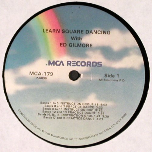 Gilmore,Ed: Learn Square Dancing w.Ed Gilmore, MCA (MCA-179), US, Ri, 1980 Typ: LP Best.-Nr.: V2722 Preis: 9,00 Euro