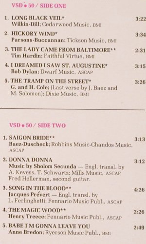 Baez,Joan: The Contemporary Ballad Book, Foc, Vanguard (VSD 49/50), F, 1974 Typ: 2LP Best.-Nr.: V2815 Preis: 12,50 Euro