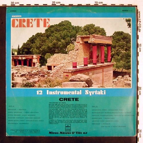 Moudakis,Kostas: Original Cretan 12 instr. Syrtaki, Margophone (8158), GR, 1976 Typ: LP Best.-Nr.: V2885 Preis: 7,50 Euro