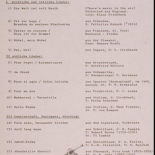 Singkreis Pinneberg: Sing mal n' beten to, Pfanz/Teldec/Kraul (SLP 191178), D Typ: LP Best.-Nr.: V2935 Preis: 6,00 Euro