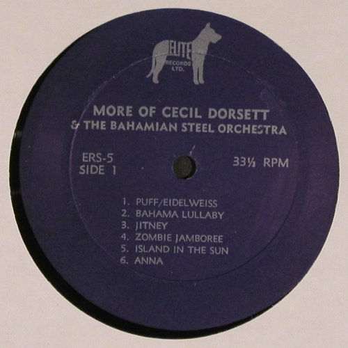Dorsett,C. & Bahamian Steel Orch.: More Of  (Nassau), Elite (ERS-5), US Typ: LP Best.-Nr.: V4916 Preis: 9,00 Euro