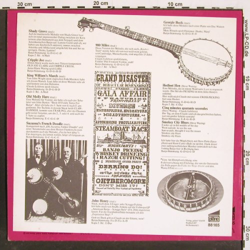 Waring,Steve: Das Amerikanische Banjo, Pläne (88 165), D, 1979 Typ: LP Best.-Nr.: V5084 Preis: 9,00 Euro