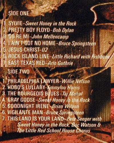 V.A.A Vision Shared - A tribute to: Woody Guthrie&Leadbelly, Foc, CBS(460905 1), UK, 1988 - LP - V5101 - 7,50 Euro