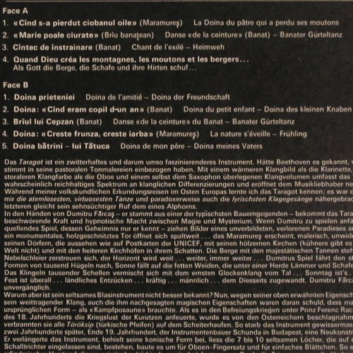 Farcas,Dumitru et Marcel Cellier: Taragot Et Orgue, Foc, m-/vg+, Disques Festival (FLD 654), F, 1980 Typ: LP Best.-Nr.: V5206 Preis: 6,00 Euro