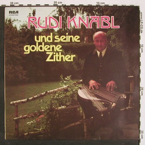 Knabl,Rudi: Und seine goldene Zither (instrum.), RCA International(26.21446 AF), D, 1975 - LP - V5240 - 6,00 Euro