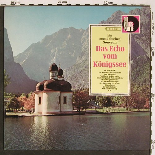 V.A.Das Echo vom Königssee: EchoTrompeter,Toni Lenz.AlfonsBauer, Volksplatte(C 048-28 611), D, m-/vg+,  - LP - V5856 - 5,00 Euro