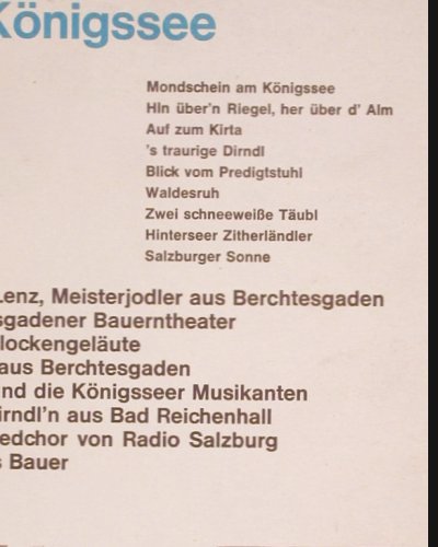 V.A.Das Echo vom Königssee: EchoTrompeter,Toni Lenz.AlfonsBauer, Volksplatte(C 048-28 611), D, m-/vg+,  - LP - V5856 - 5,00 Euro