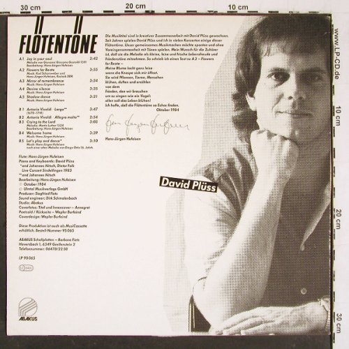 Hufeisen,Hans-Jürgen: Flötentöne, Abakus (90 065), D, 1984 Typ: LP Best.-Nr.: V5964 Preis: 6,00 Euro