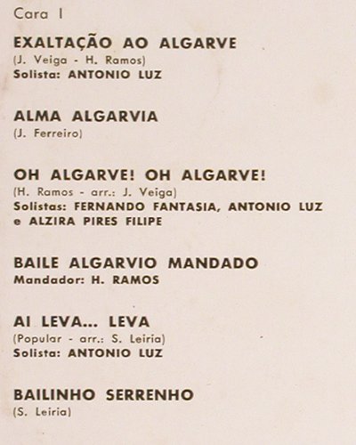 V.A.Musica e Coros da Orquestra: Tipica e Grupo Folclorico de Faro, Belter(22.143), E, 1967 - LP - V6156 - 9,00 Euro