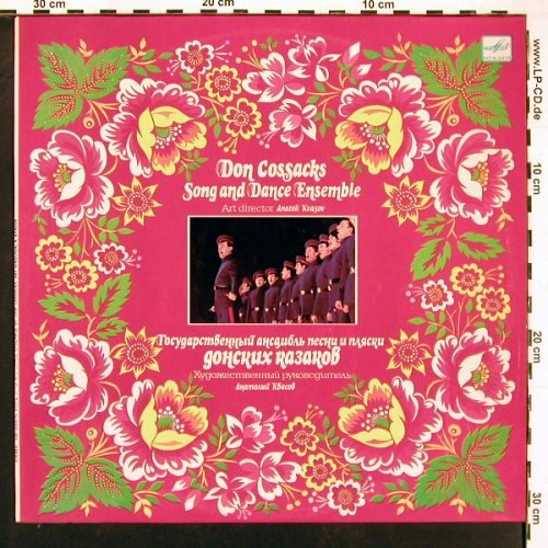 Don Cossacks Song and Dance Ens.: Same, Anatoli Kvasov (1974), Melodia (C20-05083-84), UDSSR, 1985 Typ: LP Best.-Nr.: V6161 Preis: 6,00 Euro
