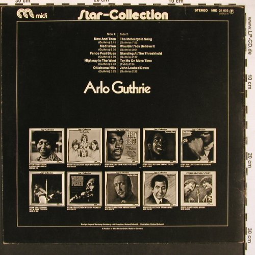 Guthrie,Arlo: Star-Collection, Midi, Ri(MID 24 003), D, 1972 - LP - V6203 - 5,00 Euro