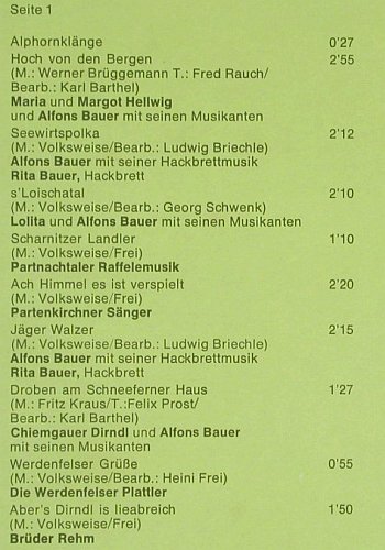 V.A.So klingts in: Garmisch-Partenkirchen, Isaar Ton / EMI (1 C 048-42 113), D, 1974 Typ: LP Best.-Nr.: V6358 Preis: 7,50 Euro.