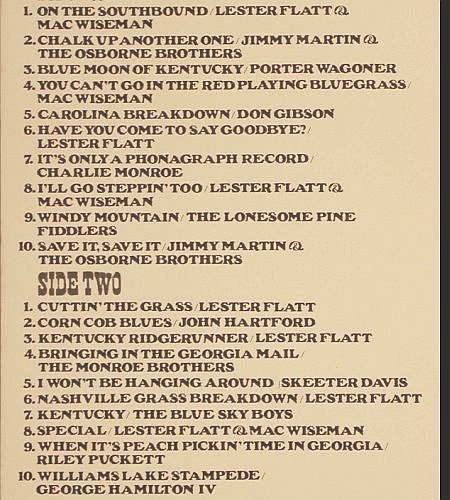 V.A.All Around Bluegrass: 20 of the Best, RCA(NL89139), D, 1984 - LP - V6466 - 7,50 Euro