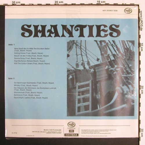 V.A.Shanties: Jakschtat, Seelords,Arno Renk..u.a., MFP, FS-New sealed (MFP 5594), D, 12Tr. Typ: LP Best.-Nr.: V7455 Preis: 5,00 Euro.