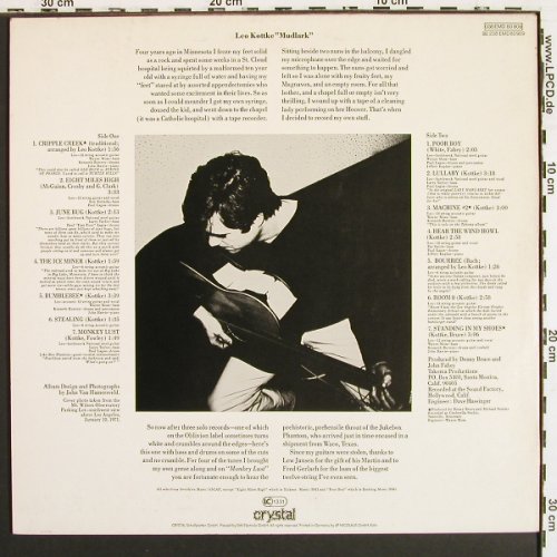 Kottke,Leo: Mudlark, Emidisc (038EMD 80 909), D, 1971 Typ: LP Best.-Nr.: V7476 Preis: 7,50 Euro.