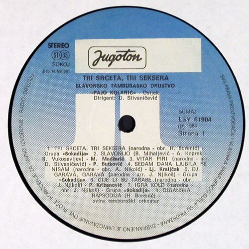 Tri Srceta: Tri Seksera, m-/vg+, Jugoton(LSY-61904), Jugoslavia, 1984 - LP - V7843 - 6,00 Euro