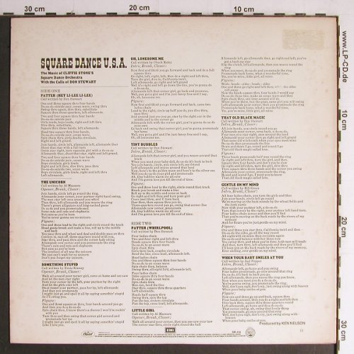 Stone's Music,Cliffie & Don Stewart: Square Dance USA, Capitol (SM-112), US Typ: LP Best.-Nr.: Y7038 Preis: 7,50 Euro