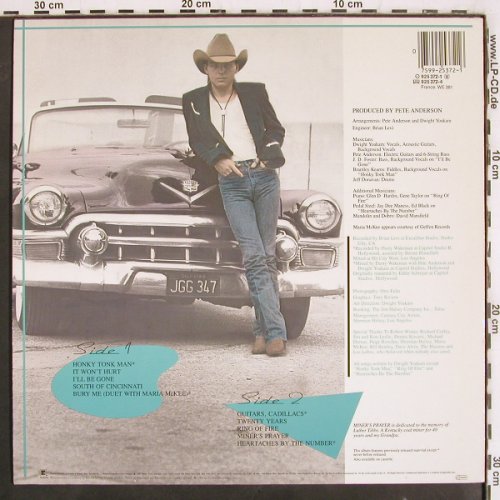 Yoakam,Dwight: Guitars Cadillacs Etc.Etc., Reprise (925 372-1), D, 1986 Typ: LP Best.-Nr.: V3799 Preis: 12,50 Euro