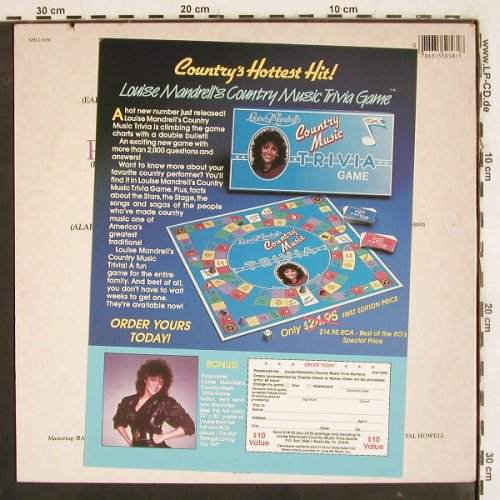 V.A.The Best Of The 80's...So Far: Earl Thomas Conley.. Deborah Allen, RCA (AHL1-5056), US, 1984 Typ: LP Best.-Nr.: V3905 Preis: 7,50 Euro