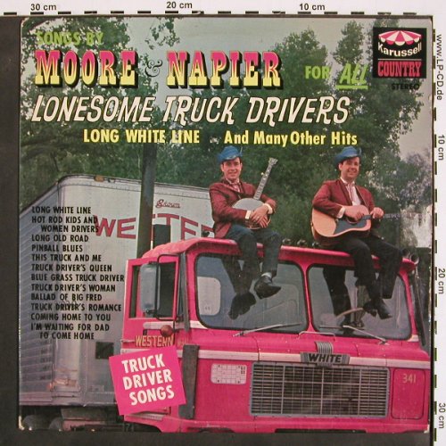 Moore & Napier: For all Lonesome Truckdriver, Karussell (2345 013), S, m-/vg+, 1971 Typ: LP Best.-Nr.: V4473 Preis: 7,50 Euro