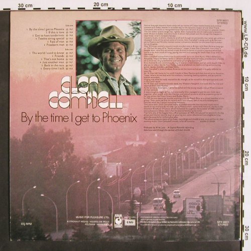 Campbell,Glen: By The Time I Get To Phoenix, Sounds Superb (SPR 90011), UK, 1978 Typ: LP Best.-Nr.: V4488 Preis: 6,00 Euro