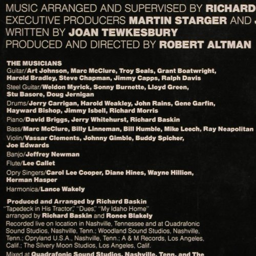 Nashville: Origin. Soundtrack, m-/vg+, ABC (27 300 XOT), D, 1976 Typ: LP Best.-Nr.: V6031 Preis: 5,00 Euro