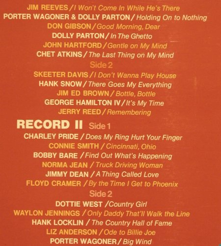 V.A.The Best of Today's Country Hit: Jim Reeves... Liz Anderson, Foc, RCA (JET 102A/B), UK, Mono, 1969 Typ: 2LP Best.-Nr.: V6153 Preis: 7,50 Euro